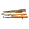 Bbq Tool Set, 3 Pcs S.s.